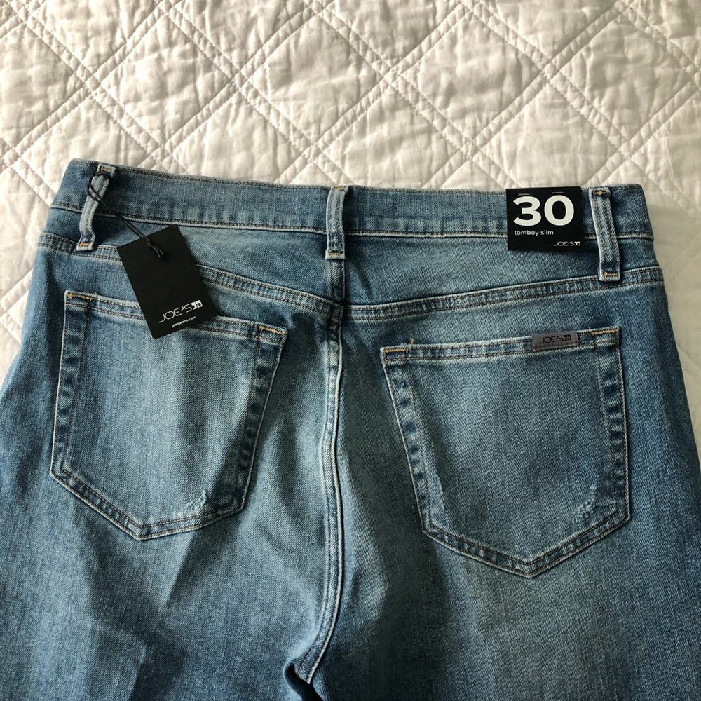 Joe’s Tomboy Slim The Scout Distressed Denim Jeans - Picture 3 of 4